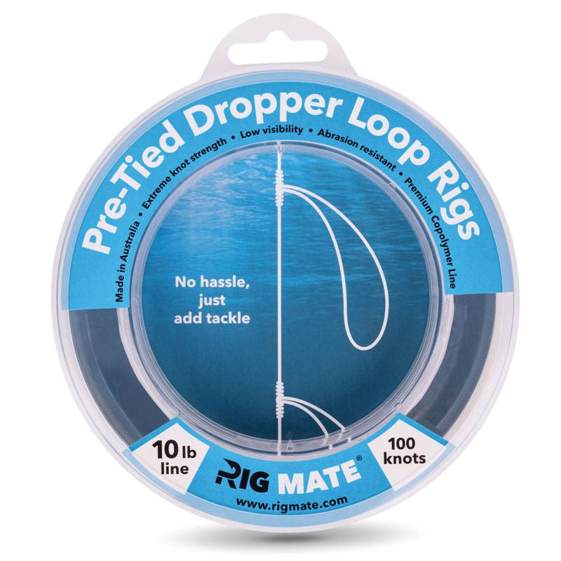 10 lb - Pre-tied dropper loop rigs